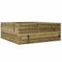 Jardinera de madera de pino impregnada 60x60x23 cm de , Maceteros y jardineras - Ref: Foro24-847192, Precio: 53,46 €, Descuen...