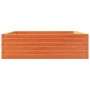 Solid pine wood brown waxed planter 80x80x23 cm by , Pots and planters - Ref: Foro24-847200, Price: 75,99 €, Discount: %