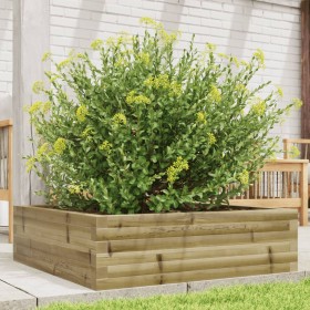 Pine wood planter box impregnated 80x80x23 cm by , Pots and planters - Ref: Foro24-847202, Price: 68,15 €, Discount: %