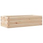 Jardinera de madera maciza de pino 90x40x23 cm de , Maceteros y jardineras - Ref: Foro24-847223, Precio: 53,99 €, Descuento: %