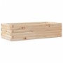 Jardinera de madera maciza de pino 90x40x23 cm de , Maceteros y jardineras - Ref: Foro24-847223, Precio: 53,99 €, Descuento: %