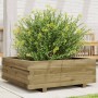 Pine wood planter box impregnated 70x70x26.5 cm by , Pots and planters - Ref: Foro24-847307, Price: 77,66 €, Discount: %