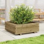 Pine wood planter box impregnated 70x70x26.5 cm by , Pots and planters - Ref: Foro24-847307, Price: 77,99 €, Discount: %