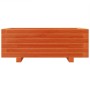 Solid pine wood planter in brown wax 70x40x26.5 cm by , Pots and planters - Ref: Foro24-847330, Price: 67,40 €, Discount: %