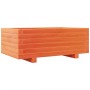 Solid pine wood planter in brown wax 70x40x26.5 cm by , Pots and planters - Ref: Foro24-847330, Price: 67,40 €, Discount: %