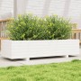 Solid white pine wood planter 110x40x26.5 cm by , Pots and planters - Ref: Foro24-847339, Price: 90,35 €, Discount: %