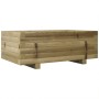 Pine wood planter box, treated, 70x40x26.5 cm by , Pots and planters - Ref: Foro24-847332, Price: 61,08 €, Discount: %