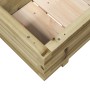 Pine wood planter box, treated, 70x40x26.5 cm by , Pots and planters - Ref: Foro24-847332, Price: 61,08 €, Discount: %