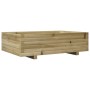 Jardinera de madera de pino impregnada 90x60x26,5 cm de , Maceteros y jardineras - Ref: Foro24-847347, Precio: 85,37 €, Descu...