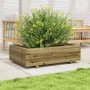 Jardinera de madera de pino impregnada 90x60x26,5 cm de , Maceteros y jardineras - Ref: Foro24-847347, Precio: 85,37 €, Descu...