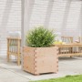 Solid pine wood planter 50x50x49.5 cm by , Pots and planters - Ref: Foro24-847353, Price: 87,99 €, Discount: %