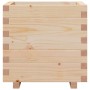 Solid pine wood planter 50x50x49.5 cm by , Pots and planters - Ref: Foro24-847353, Price: 87,99 €, Discount: %