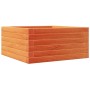 Jardinera de madera maciza de pino marrón cera 50x50x23 cm de , Maceteros y jardineras - Ref: Foro24-847185, Precio: 62,38 €,...