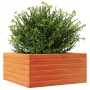 Jardinera de madera maciza de pino marrón cera 50x50x23 cm de , Maceteros y jardineras - Ref: Foro24-847185, Precio: 62,38 €,...