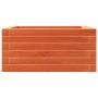 Jardinera de madera maciza de pino marrón cera 50x50x23 cm de , Maceteros y jardineras - Ref: Foro24-847185, Precio: 62,38 €,...