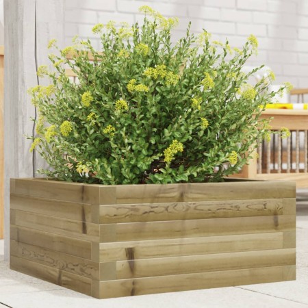 Impregnated pine wood planter 50x50x23 cm by , Pots and planters - Ref: Foro24-847187, Price: 46,38 €, Discount: %