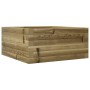 Impregnated pine wood planter 50x50x23 cm by , Pots and planters - Ref: Foro24-847187, Price: 46,38 €, Discount: %