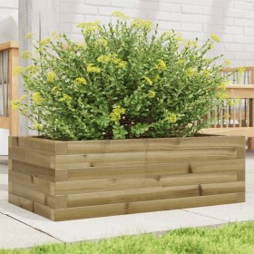 Impregnated pine wood planter 70x40x23 cm by , Pots and planters - Ref: Foro24-847222, Price: 50,00 €, Discount: %