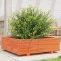 Solid wax brown pine wood planter 80x80x26.5 cm by , Pots and planters - Ref: Foro24-847310, Price: 97,99 €, Discount: %