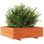 Solid wax brown pine wood planter 80x80x26.5 cm by , Pots and planters - Ref: Foro24-847310, Price: 97,99 €, Discount: %