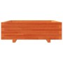 Solid wax brown pine wood planter 80x80x26.5 cm by , Pots and planters - Ref: Foro24-847310, Price: 97,99 €, Discount: %