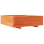 Solid wax brown pine wood planter 80x80x26.5 cm by , Pots and planters - Ref: Foro24-847310, Price: 97,99 €, Discount: %