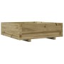 Jardinera de madera de pino impregnada 80x80x26,5 cm de , Maceteros y jardineras - Ref: Foro24-847312, Precio: 88,99 €, Descu...