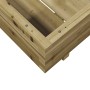 Jardinera de madera de pino impregnada 80x80x26,5 cm de , Maceteros y jardineras - Ref: Foro24-847312, Precio: 88,99 €, Descu...