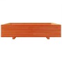 Wax brown solid pine wood planter 110x110x26.5 cm by , Pots and planters - Ref: Foro24-847325, Price: 139,99 €, Discount: %