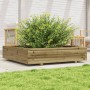 Jardinera madera de pino impregnada 110x110x26,5 cm de , Maceteros y jardineras - Ref: Foro24-847327, Precio: 125,82 €, Descu...