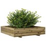 Jardinera madera de pino impregnada 110x110x26,5 cm de , Maceteros y jardineras - Ref: Foro24-847327, Precio: 125,82 €, Descu...