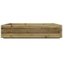 Jardinera madera de pino impregnada 110x110x26,5 cm de , Maceteros y jardineras - Ref: Foro24-847327, Precio: 125,82 €, Descu...