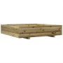 Jardinera madera de pino impregnada 110x110x26,5 cm de , Maceteros y jardineras - Ref: Foro24-847327, Precio: 125,82 €, Descu...