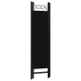 Divider screen with 4 panels black 160x180 cm by vidaXL, Room dividers - Ref: Foro24-320705, Price: 41,42 €, Discount: %