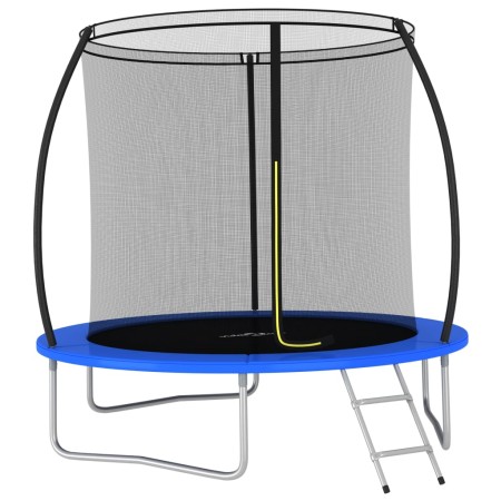 Cama elástica redonda 100 kg 244x55 cm de vidaXL, Trampolín - Ref: Foro24-92453, Precio: 221,47 €, Descuento: %