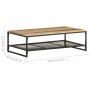 Mesa de centro de madera maciza reciclada 110x60x35 cm de vidaXL, Mesas de centro - Ref: Foro24-320245, Precio: 134,06 €, Des...