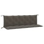 Garden bench cushions 2 pcs dark gray melange fabric 180x50x7 cm by , Cushions for chairs and sofas - Ref: Foro24-4002620, Pr...