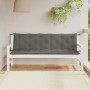 Garden bench cushions 2 pcs dark gray melange fabric 180x50x7 cm by , Cushions for chairs and sofas - Ref: Foro24-4002620, Pr...