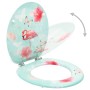 Toilet seat with MDF cover flamingo design by vidaXL, Toilet and bidet seats - Ref: Foro24-146905, Price: 35,61 €, Discount: %