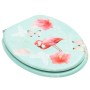 Toilet seat with MDF cover flamingo design by vidaXL, Toilet and bidet seats - Ref: Foro24-146905, Price: 35,61 €, Discount: %