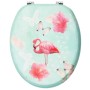 Toilet seat with MDF cover flamingo design by vidaXL, Toilet and bidet seats - Ref: Foro24-146905, Price: 35,61 €, Discount: %