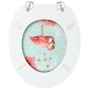 Toilet seat with MDF cover flamingo design by vidaXL, Toilet and bidet seats - Ref: Foro24-146905, Price: 35,61 €, Discount: %