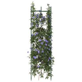 Tomato plant supports, 4 units, steel and PP, 116 cm. by , Pot stands - Ref: Foro24-3281483, Price: 37,99 €, Discount: %