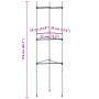 Tomatenkäfige, 4 Stück, aus Stahl und PP, 116 cm. von , Topfständer - Ref: Foro24-3281483, Preis: 37,21 €, Rabatt: %