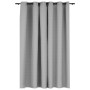 Blackout curtain with gray linen look eyelets 290x245 cm by vidaXL, Curtains and curtains - Ref: Foro24-321171, Price: 37,01 ...