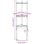 Tomato plant supports with 6 units made of steel and PP, 116 cm. by , Pot stands - Ref: Foro24-3281488, Price: 74,75 €, Disco...