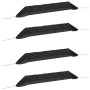 4 units of black steel and polyethylene mesh tunnels by , Mulch - Ref: Foro24-3281504, Price: 91,92 €, Discount: %