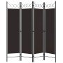 Brown 4-panel divider screen 160x180 cm by vidaXL, Room dividers - Ref: Foro24-320703, Price: 36,22 €, Discount: %