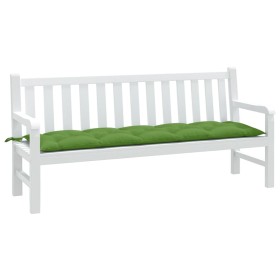 Gartenbankkissen aus meliertem grünem Stoff 180x50x7 cm von , Kissen für Stühle und Sofas - Ref: Foro24-4002569, Preis: 40,99...