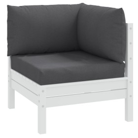 Kissen für 3 Paletten Sofa anthrazitgrau Stoff melange von , Kissen für Stühle und Sofas - Ref: Foro24-4002651, Preis: 54,99 ...